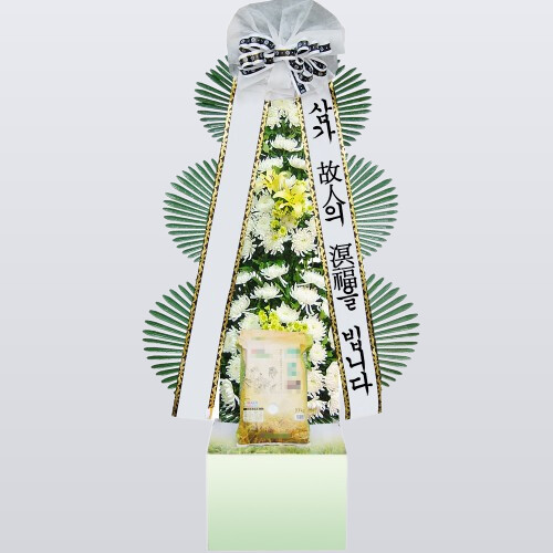 인천 근조 쌀화환 10kg — 인천꽃배달